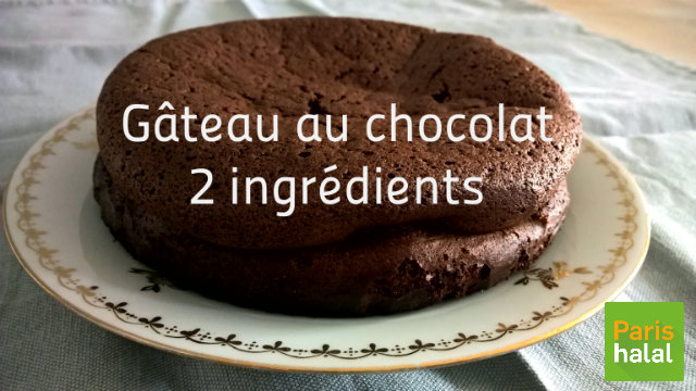 recette gâteau chocolat 2 ingrédients